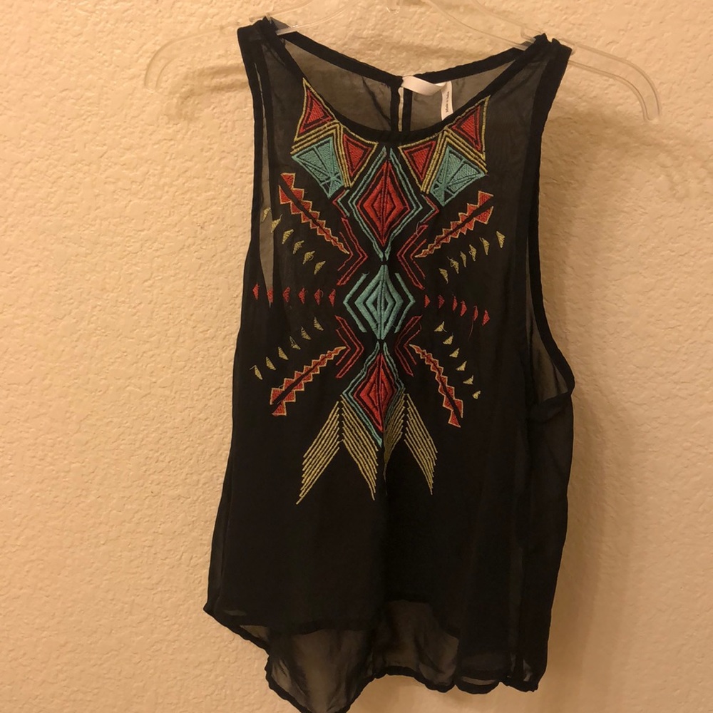 Aztec/festival style top